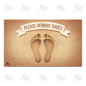 Please Remove Shoes Doormat