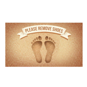 Please Remove Shoes Doormat
