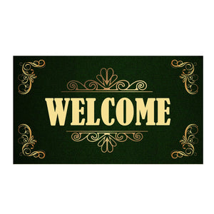 Classy Green Doormat