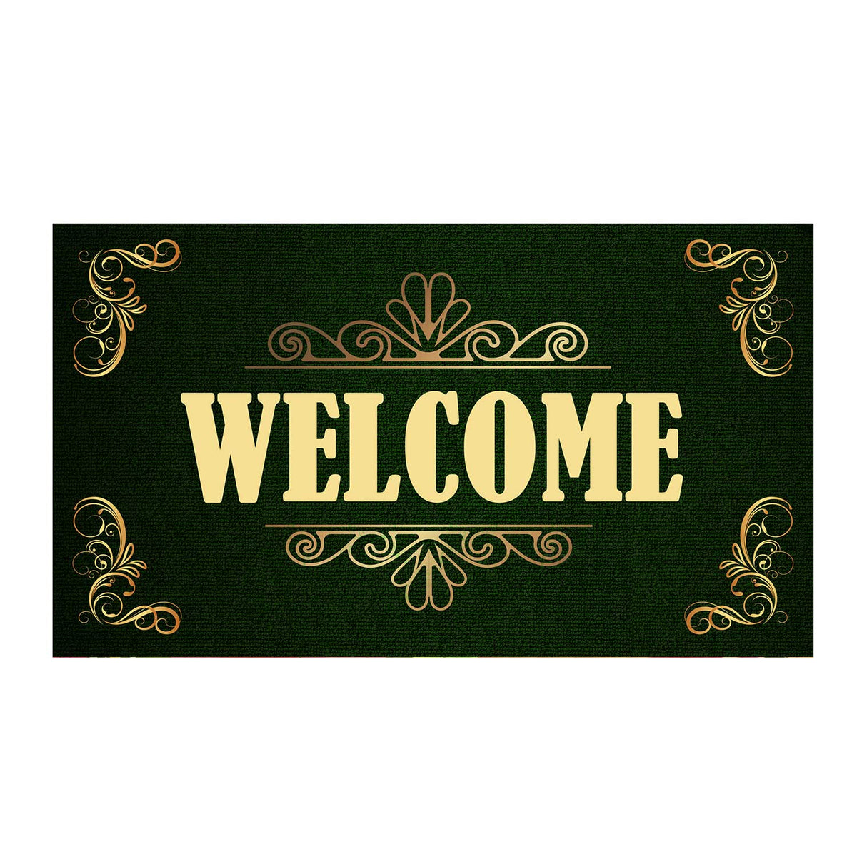 Classy Green Doormat