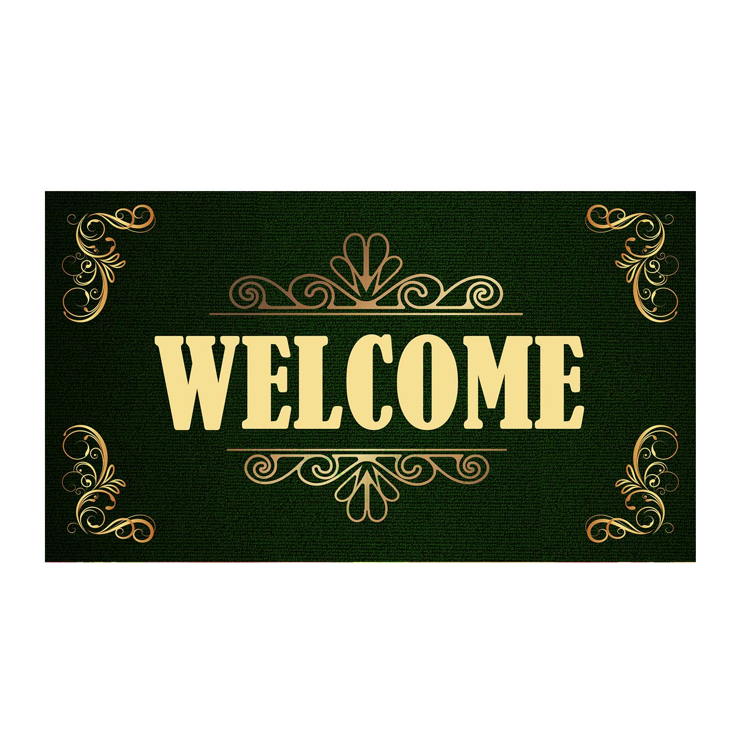 Classy Green Doormat