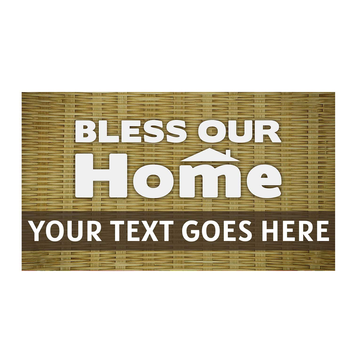 Personalized Doormat - Bless Our Home