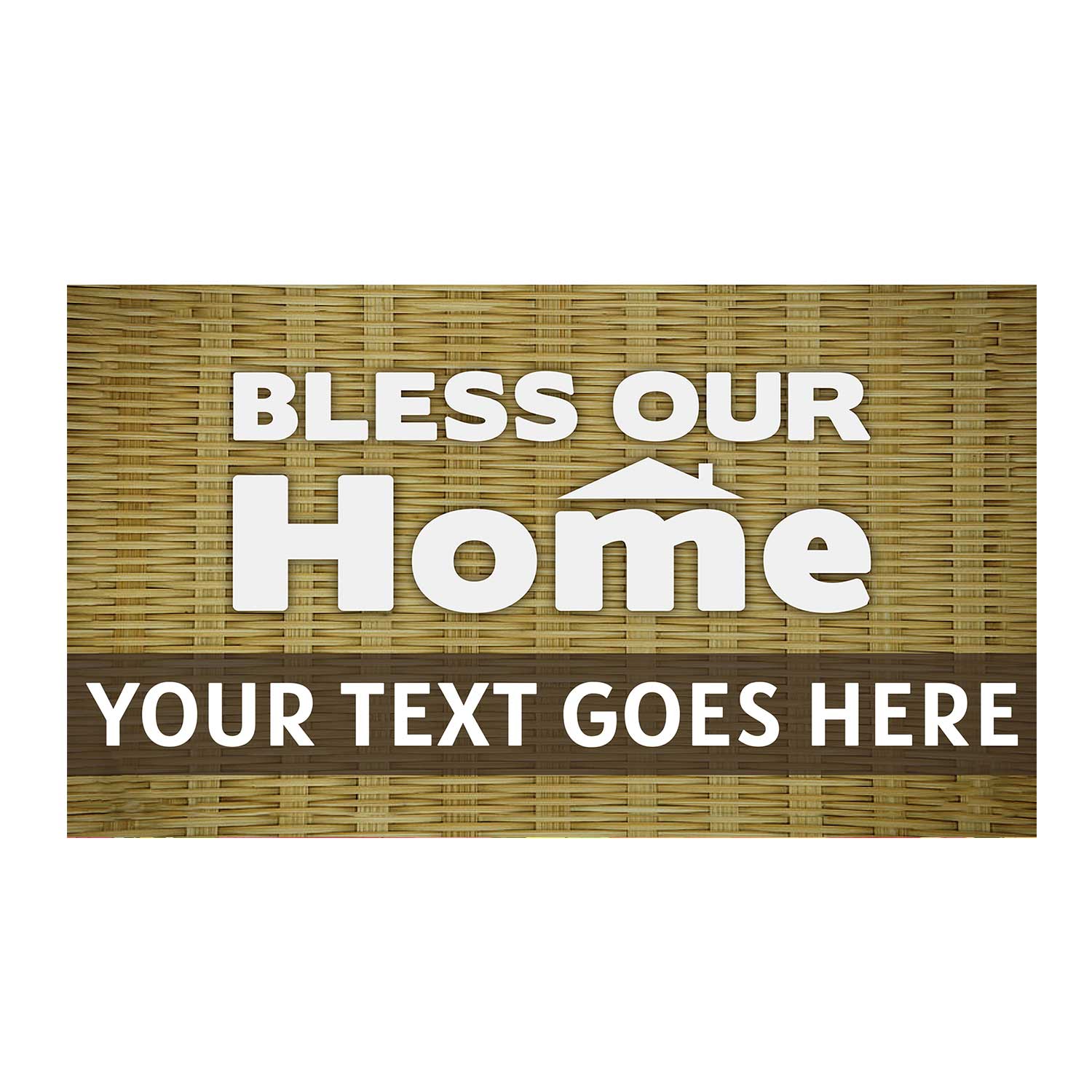 Personalized Doormat - Bless Our Home