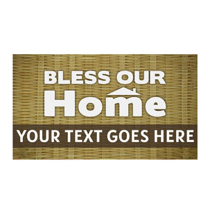 Personalized Doormat - Bless Our Home