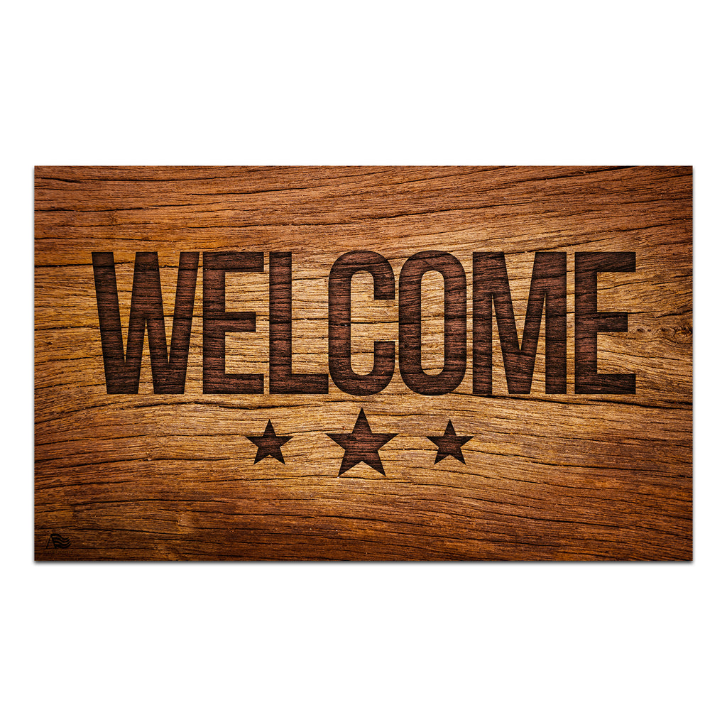 Branded On Wood Doormat