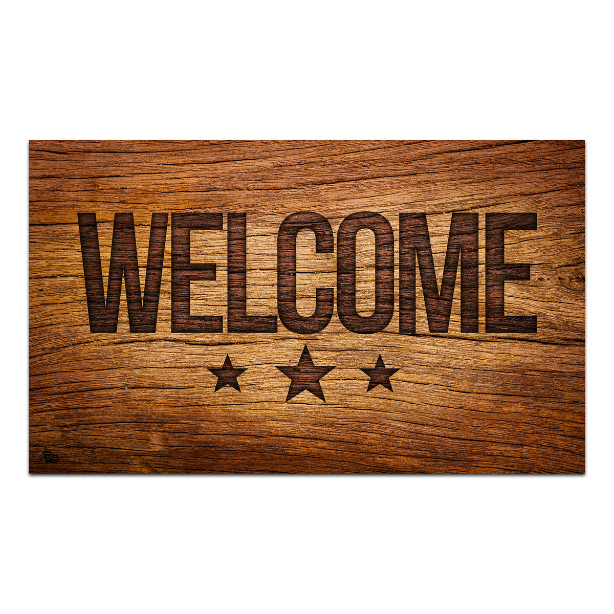 Branded On Wood Doormat