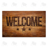 Branded On Wood Doormat