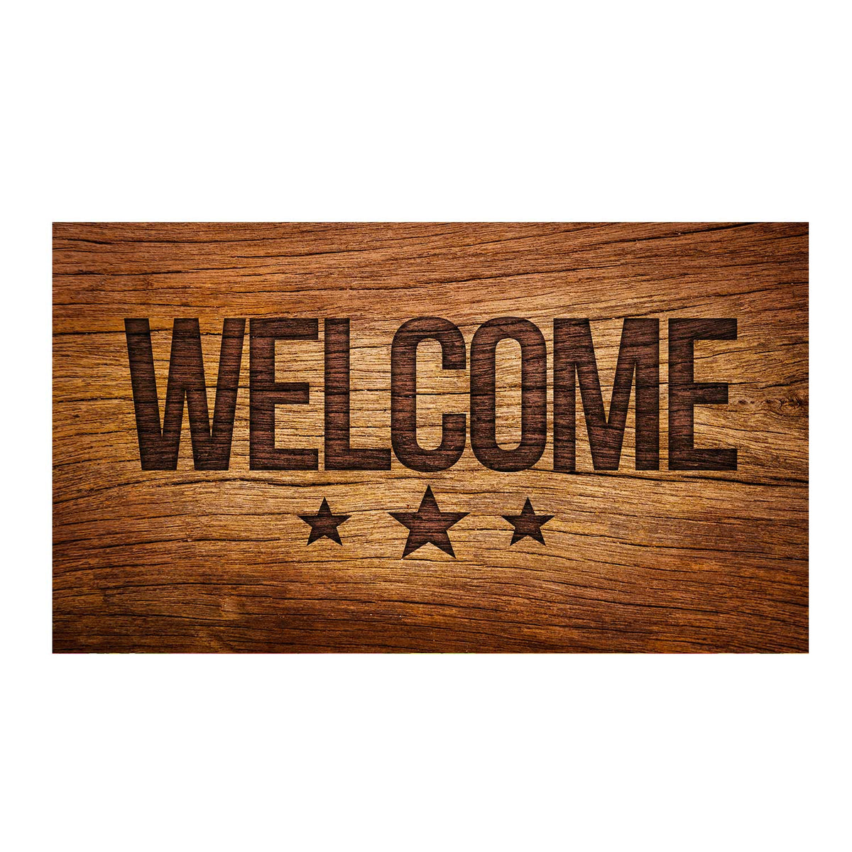 Branded On Wood Doormat
