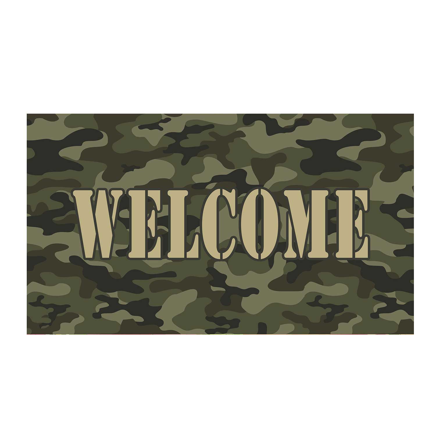 Camouflage Doormat