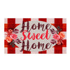 Red Gingham Doormat