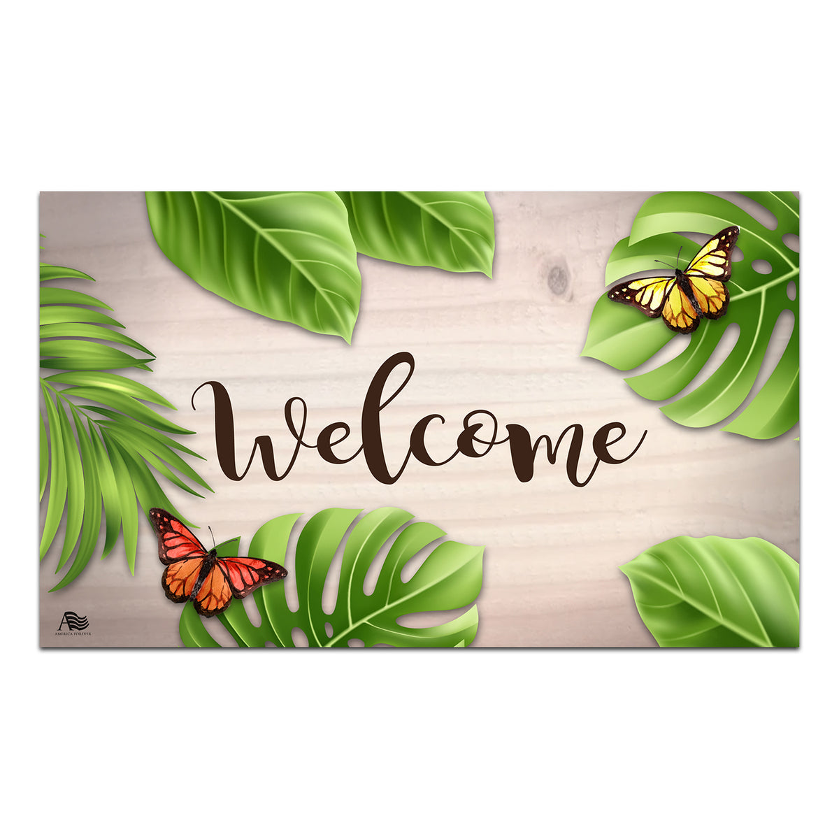 Tropical Butterflies Doormat