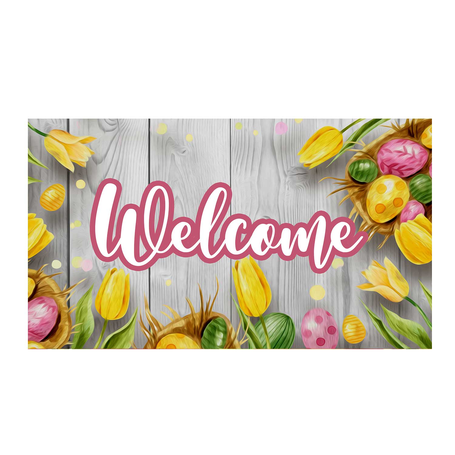 Spring Easter Doormat