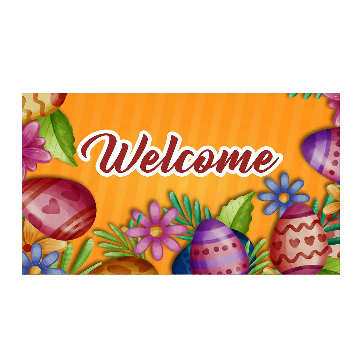 Easter Eggs Doormat