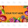 Personalized Doormat - Easter Eggs