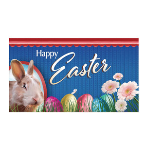 Realistic Easter Bunny Doormat