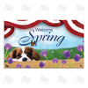 Spring Charles Spaniel Doormat