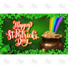 Pot Of Gold At End Of Rainbow Doormat