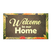 Colorful Fern Leaves Doormat