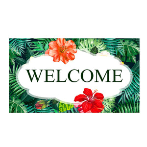 Hibiscus Doormat