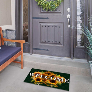 Sunflower Greeting Doormat
