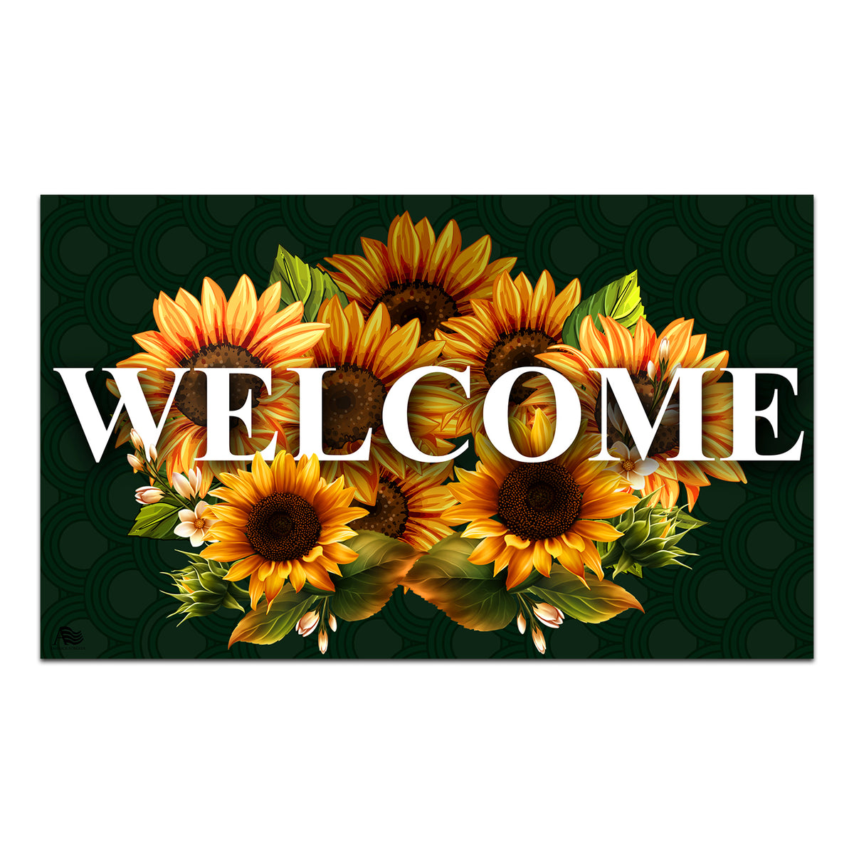 Sunflower Greeting Doormat
