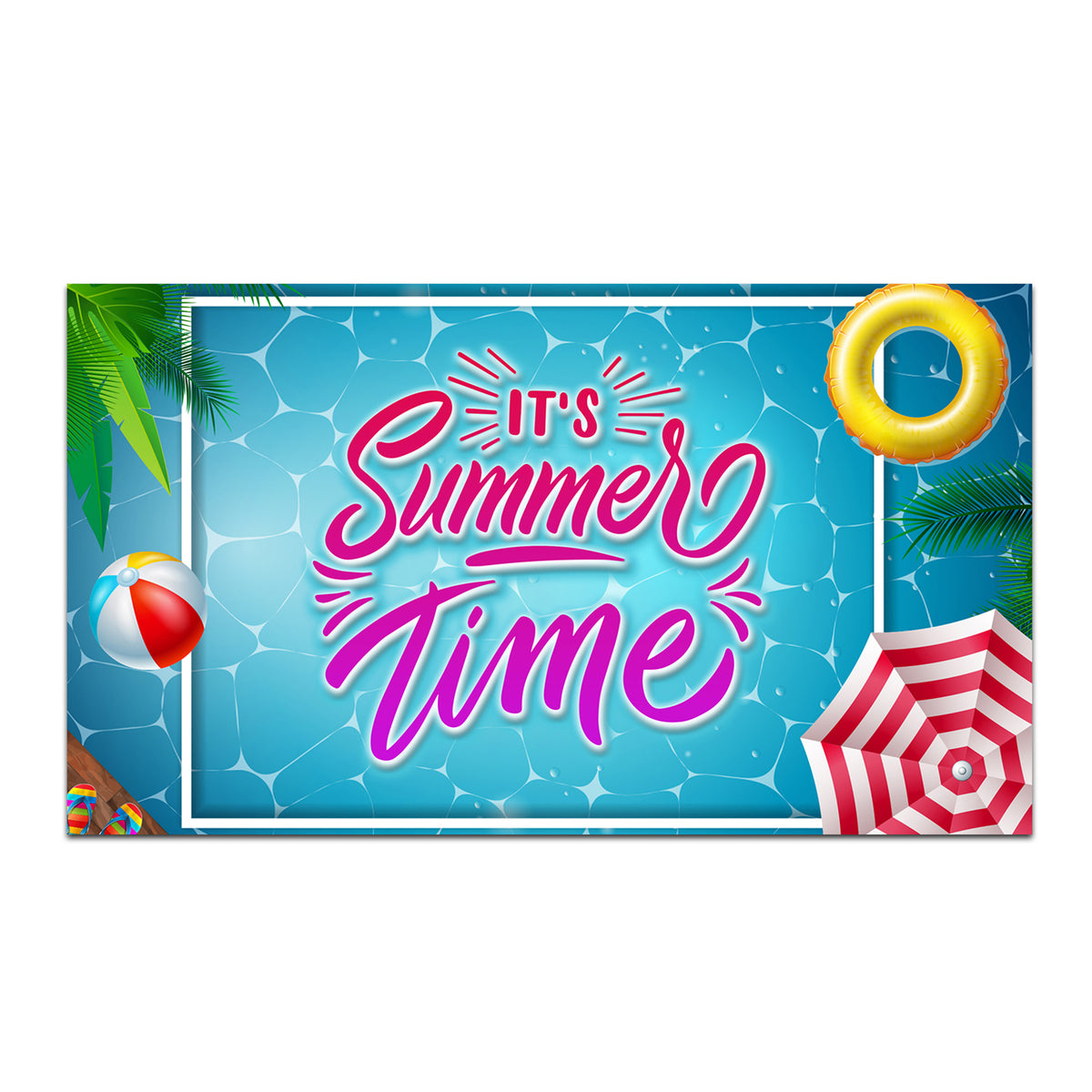 Everyone Into The Pool! Doormat