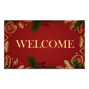 Christmas Balls & Garland Doormat