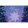 Crystal Snowflake Doormat