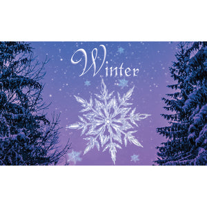 Crystal Snowflake Doormat
