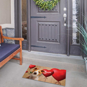 Puppy Love Heart Doormat