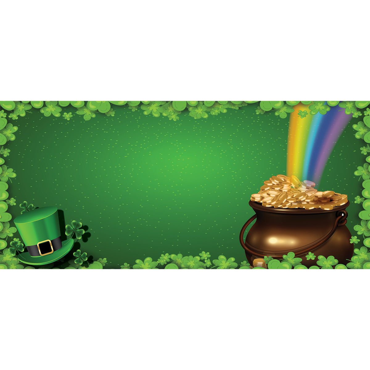 Pot Of Gold At End Of Rainbow Pet Feeding Mat