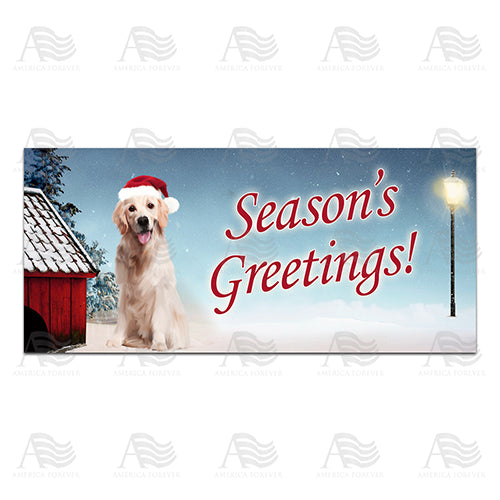 Season's Greetings! Pet Feeding Mat