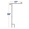 FREE America Forever 3 Piece Garden Flag Stake