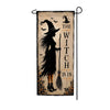 The Witch Is In Garden Banner Flag