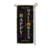 Happy Halloween Pumpkin Bats Garden Banner Flag