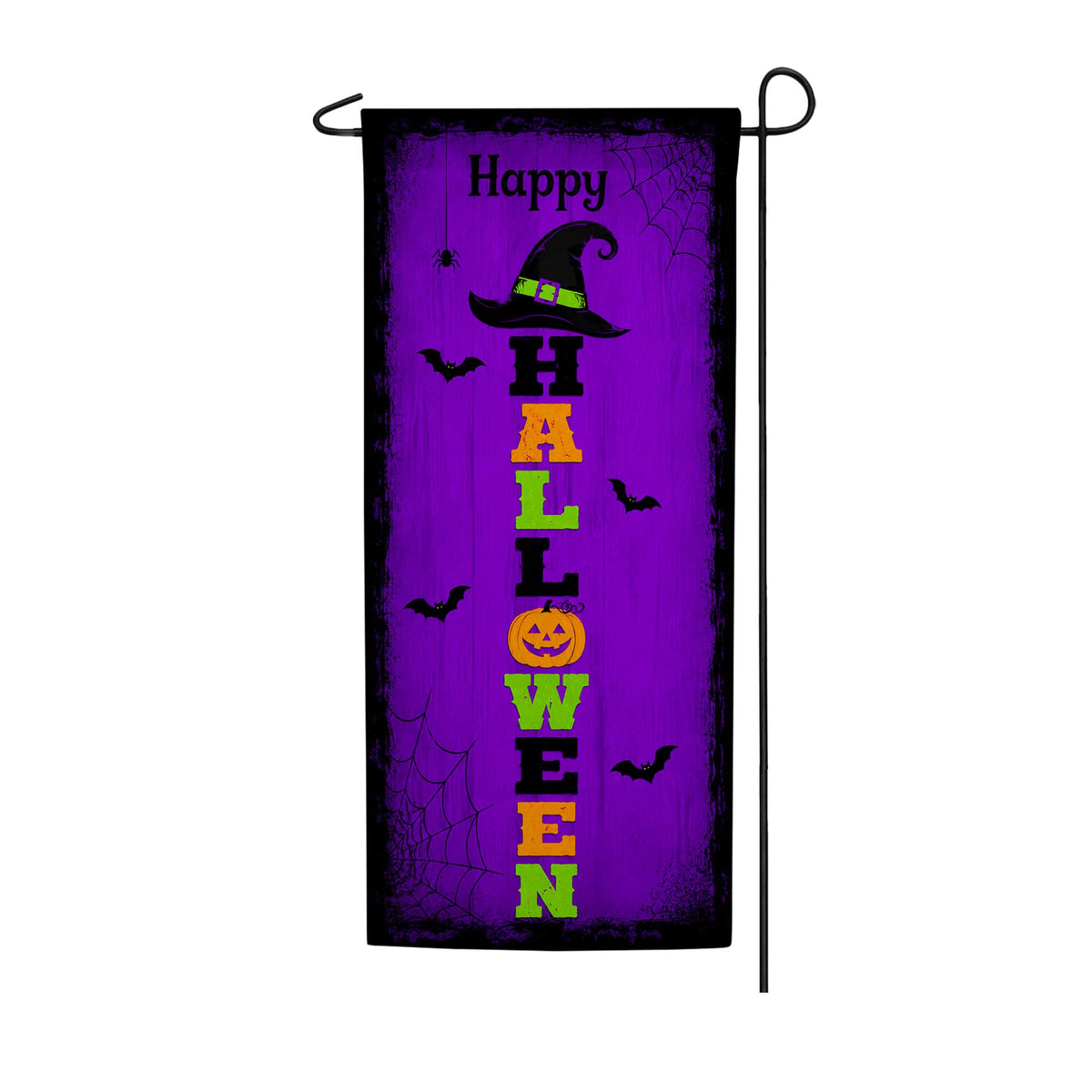 Witch Hat Halloween Stack garden Banner Flag