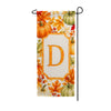 Fall Pumpkin Monogram Double Sided Banner Garden Flag 12.5" x 28"