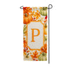 Fall Pumpkin Monogram Double Sided Banner Garden Flag 12.5" x 28"