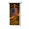 Harvested With American Pride Garden Banner Flag