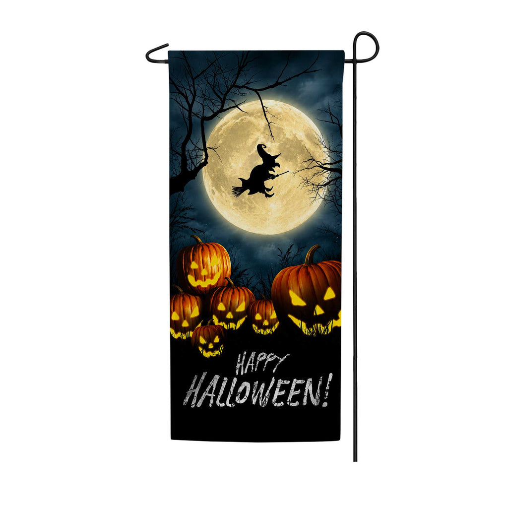 Moonlight Witch Flight Garden Banner Flag