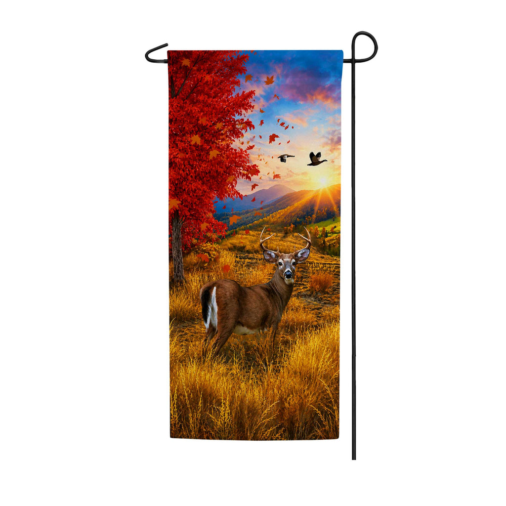 Deer Rutting Season Garden Banner Flag