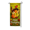 Cardinal Atop Cornucopia Garden Banner Flag