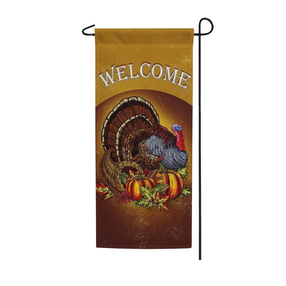 Welcome Signs Of Fall Garden Banner Flag