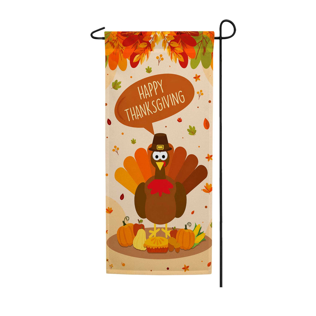 Time To Gobble Up! Garden Banner Flag