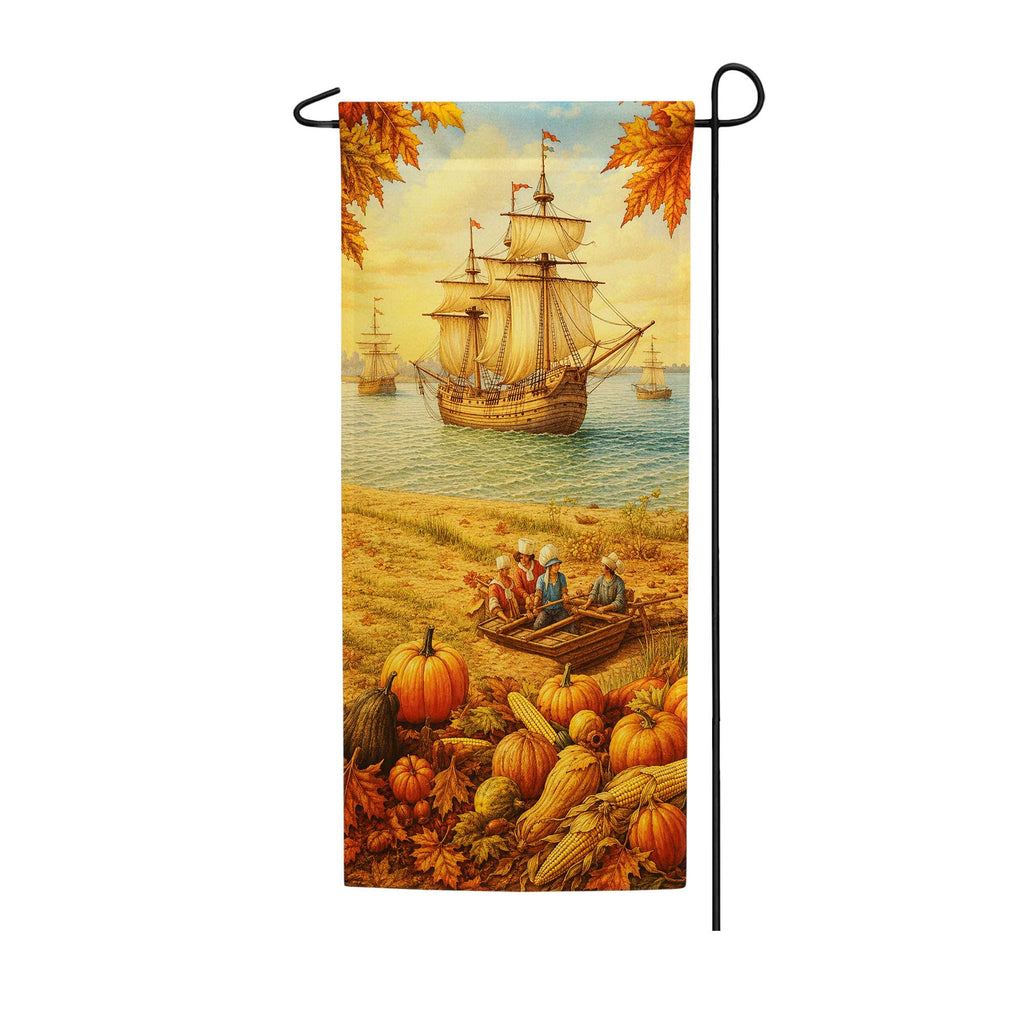 Pilgrim Arrival Garden Banner Flag