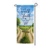 Country Road Faith Double Sided Banner Garden Flag 12.5" x 28"