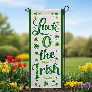 Luck O' The Irish St. Patrick's Day Garden Banner