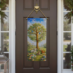 Easter Egg Tree Garden Banner