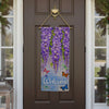 Wisteria Welcome Butterflies Garden Banner