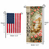 Welcome Bunny on Swing Garden Banner
